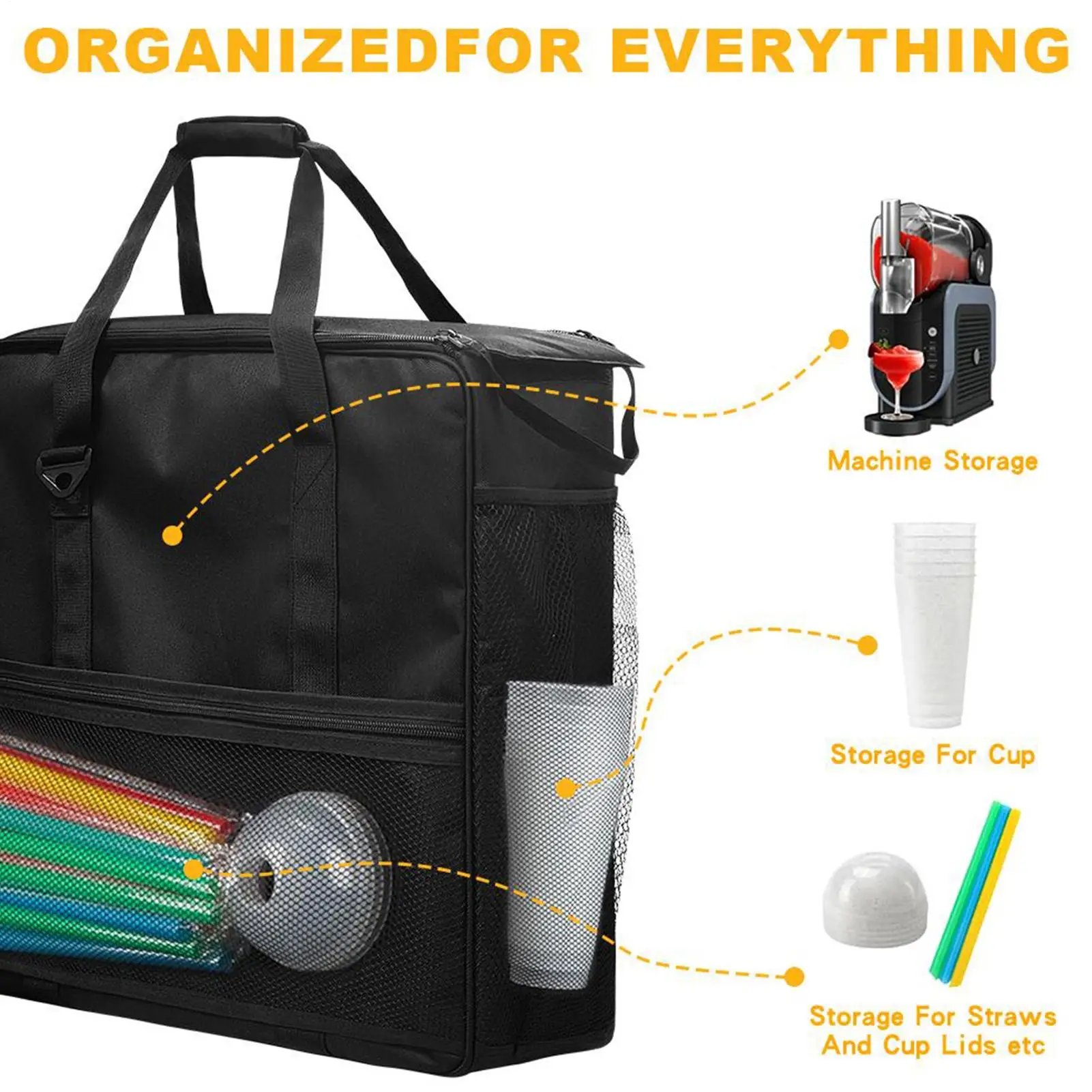 

Freezing Drink Maker Carrying Bag Portable Outdoor Smoothie Maker Suitcase Freezing Drink Maker Travel Bag For Freeze Drink Make