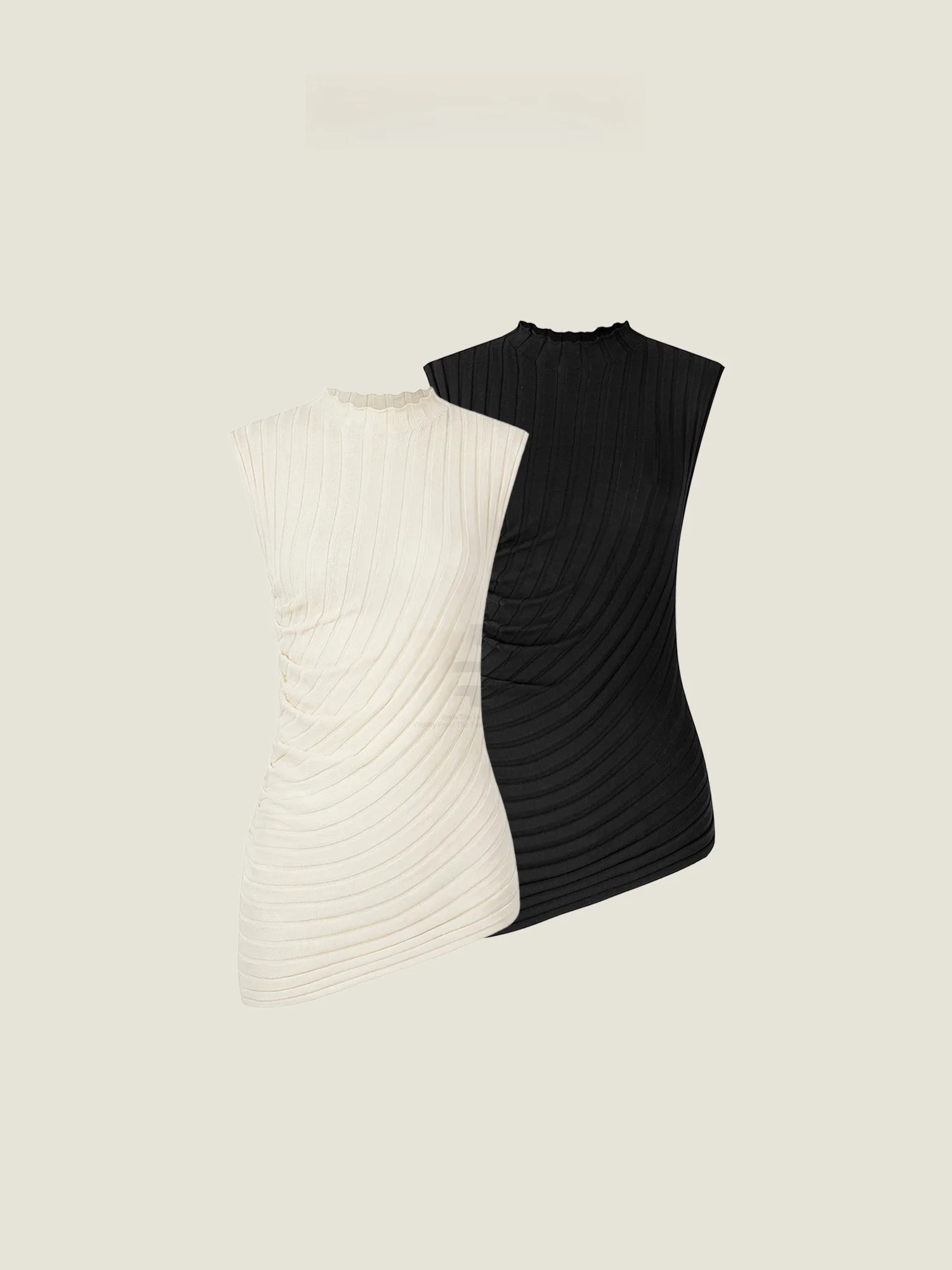 

Женский модный вязаный топ CatalpaLew Star Cold Village Aesthetic с полувысоким воротником, плиссированный, средней длины, из вискозы