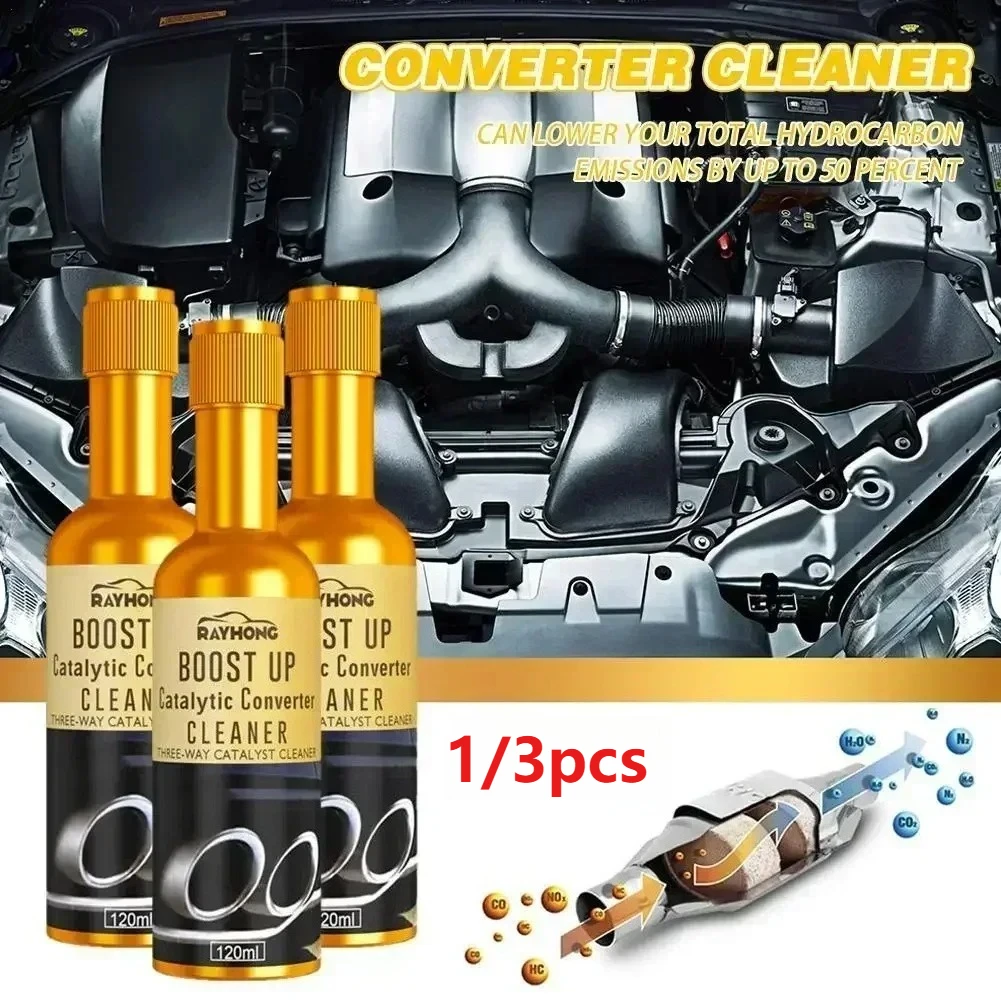 Car Catalytic Converter Cleaner — Easy to Use, Boosts Engine Performance, Cleans Catalysts