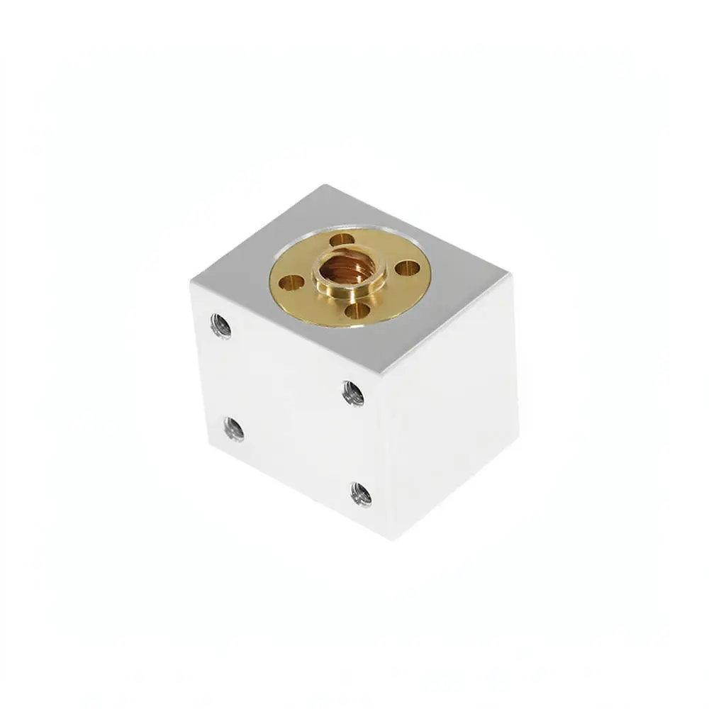 3D Printer Upgrade Part T8 Lead Screw Nut Aluminum Conversion Housing Support Stabilizer For Improved Print Accuracy