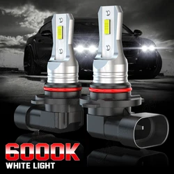 PCVBMLAUT 2PCS Car lights P15D H15 H11 9005/9006 H1 H11B Super Bright LED Headlights High Low Beam Fog Light Bulb White 6000K