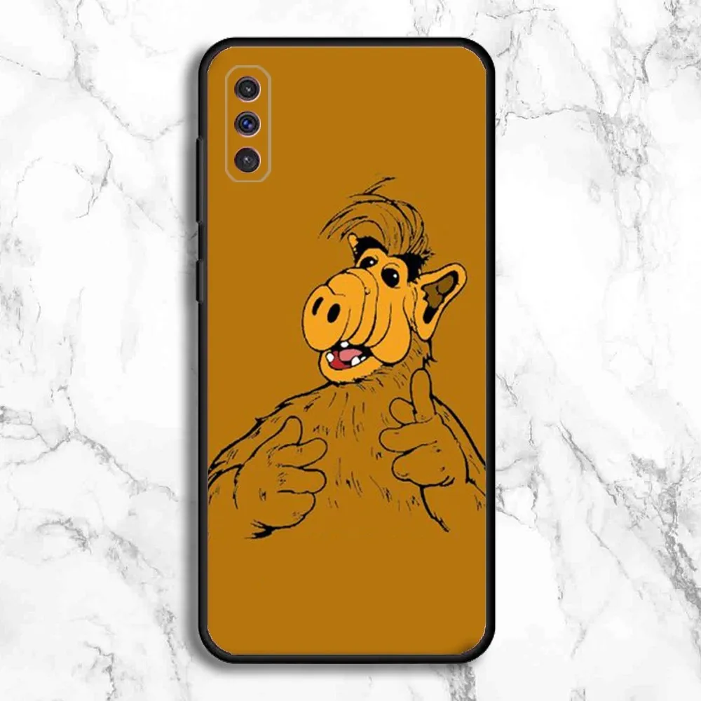 TV Series Alf Phone Case For Samsung Galaxy A13,A21s,A22,A31,A32,A52,A53,A71,A80,A91 Soft Black Phone Cover