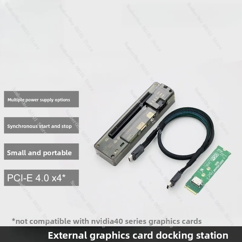 High Speed GPU Docking Station External Graphics Card Enclosure PCI-E 4.0 X16 Dock For Laptop PC Gaming eGPU Station Use Kit