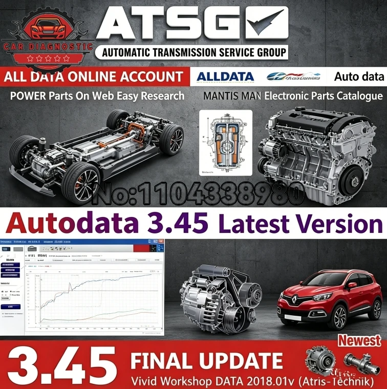 2026 HOT! Alldata Repair Software 10.53 All Data Automotive Tech Latest Offline Software Autodata 3.45 atsg 2017 Send Link