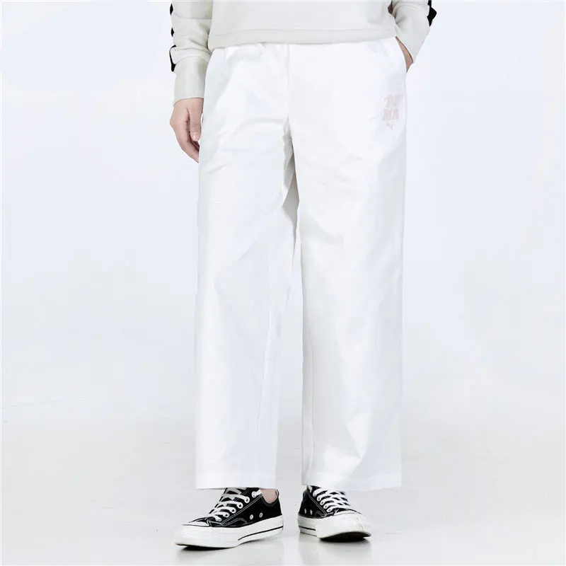 

Puma genuine seasonal new women's loose straight leg wide leg pants 536754-99