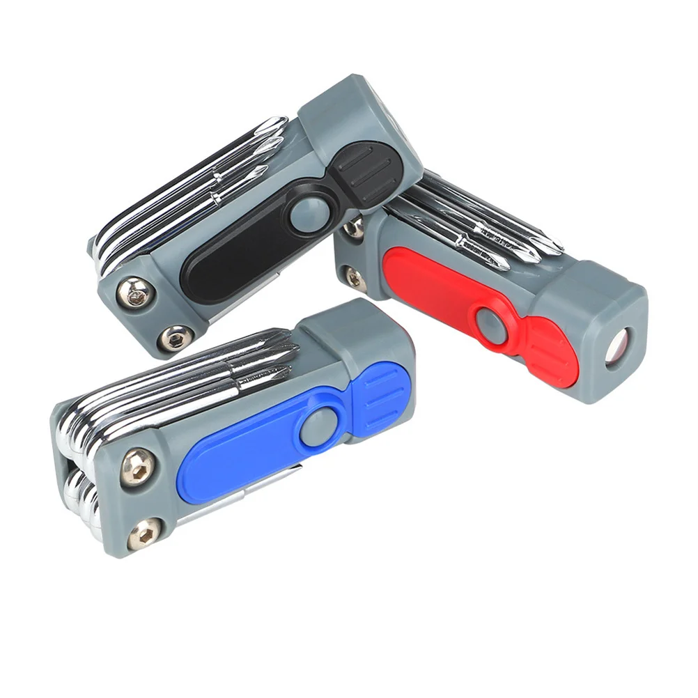 أداة إصلاح خارجية مدمجة مع مصباح يدوي، شعلة كهربائية صغيرة للاستخدام المزدوج #3