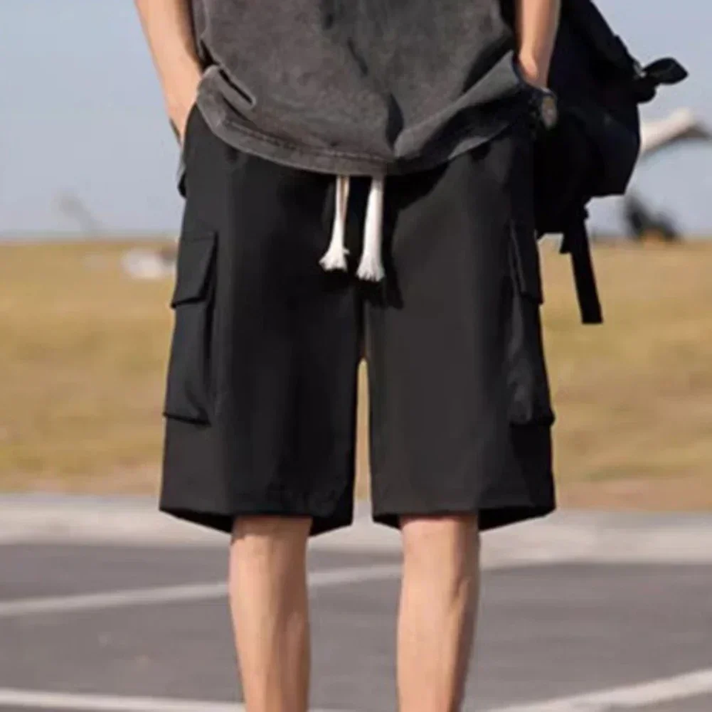 

Comfortable Summer Cargo Shorts For Men Men Cargo Shorts Comfortable Fit Daily Use Elasticity Slight Stretch Fashion Style