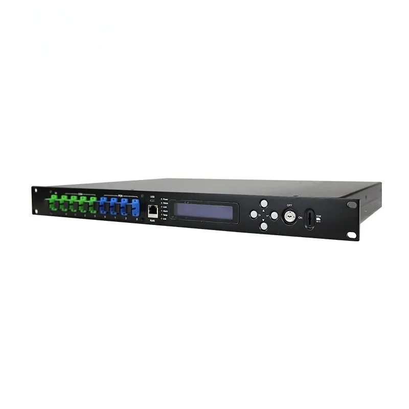 1550nm High-Power Optical Fiber Amplifier 8 * 21dbm CATV Dedicated EDFA Fiber Amplifier EDFA