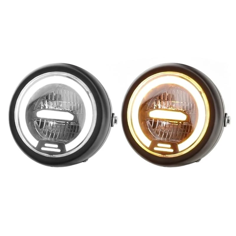 

Daytime Running Light 6.5 Inch LED Motorcycle Front Headlight for Night Riding R6FB