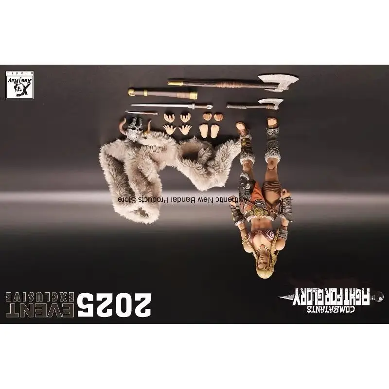 XesRay Produit une figurine articulée proportionnelle de 1/12 de pouce de la série Gladiator Humanoid, personnage Hildr Or de l'anime Honor Battlefield
