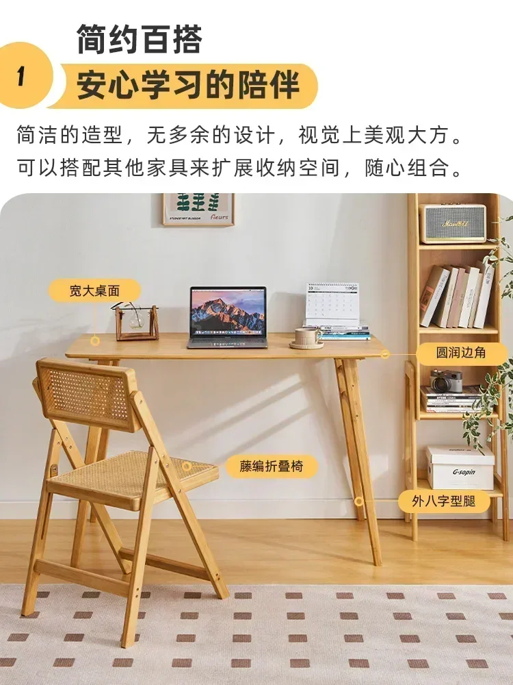 Living Room Large Long Desk Household Minimalist Modern Office Work Study Computer Table Study Furniture Suit Combination