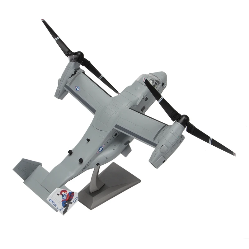 

1/72 Alloy Simulation Variable-Wing V22 Tilt-Rotor Transport Helicopter Amphibious Attack Fighter Aircraft Model