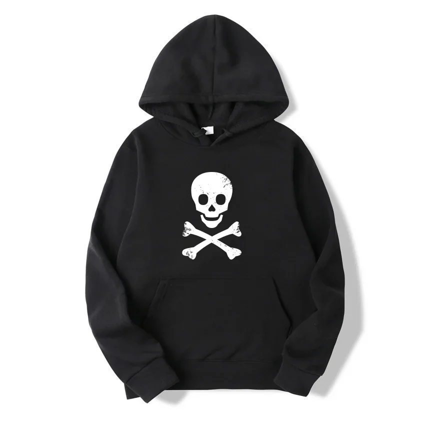 

2023 Skull Skeleton Printed Drawstring Hoodies Women Gothic Punk Streetwear Trend Oversized Loose Long Sleeve Sweatshirts Top