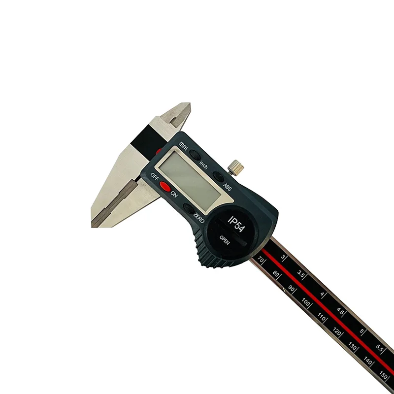 Carbide measuring jaws Digital Caliper,ABS zero on/off mm/inch IP54 protection，wear resistant,0-150mm/0-6inch