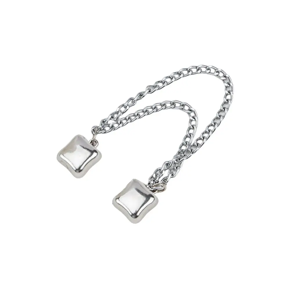 Fashion Multi-Function Magnetic Clothing Clip Button Non-hole Leg Cuff Fixing Pin Waist Buckle Metal Shorten Trouser Clip Skirts