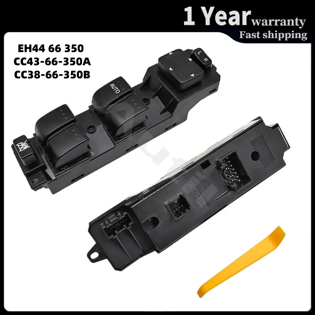 

EH44 66 350 LHD Master Power Window Control Switch Button for Mazda CX-3 CX3 2018-2025 Electric Window Lifter Regulator Switch