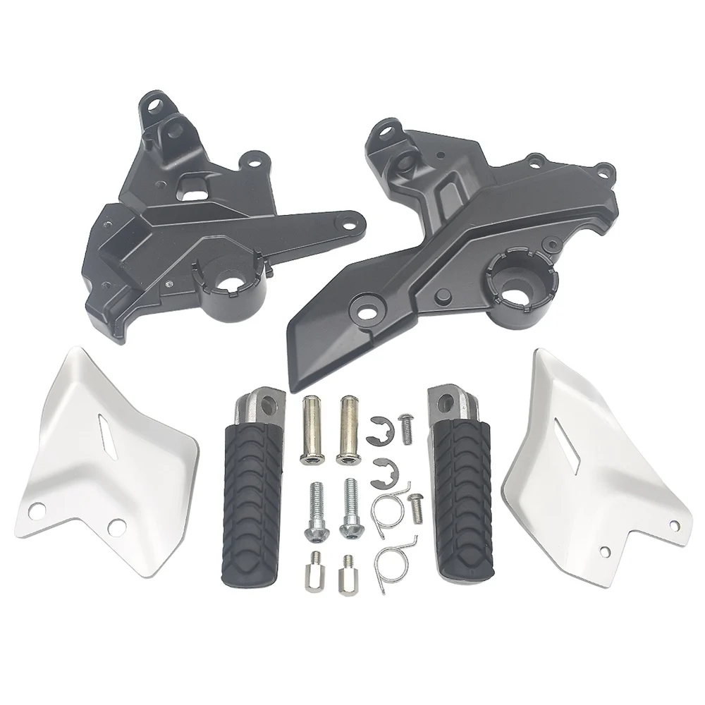 

Motorcycle Front Footrests Footpegs Brackets For Kawasaki Z650 Ninja 650 2017-2023 2018 2019 2020 Z650RS 2022