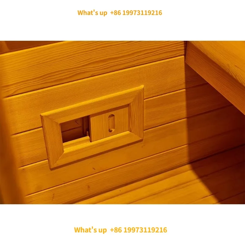 2026 Hot 3 Person Dry Sauna Room, Infra red Sauna Shower Combination, Instal Japanese Sauna F ar Infra red