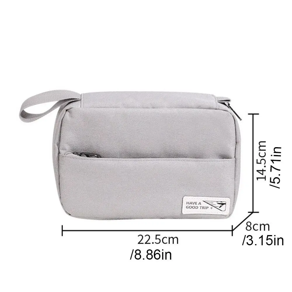 Bolsa cosmética suspensa de grande capacidade com gancho multifuncional bolsa de higiene pessoal para viagem armazenamento de cuidados com a pele bolsa de lavagem com gancho à prova d'água