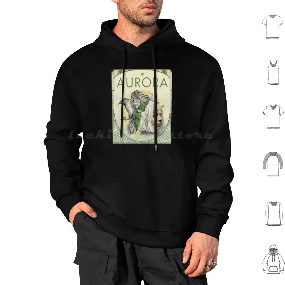 Aurora Aksnes Greenbird . Hoodie cotton Long Sleeve Aurora Aurora Aksnes Aksnes Music Aurora Music Norway Singer Infections