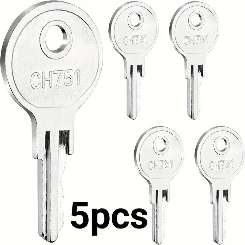 5PCS Universal Replacement CH751 For RV Keys CH-751 Hurd Keys Camper Caravan Accessories