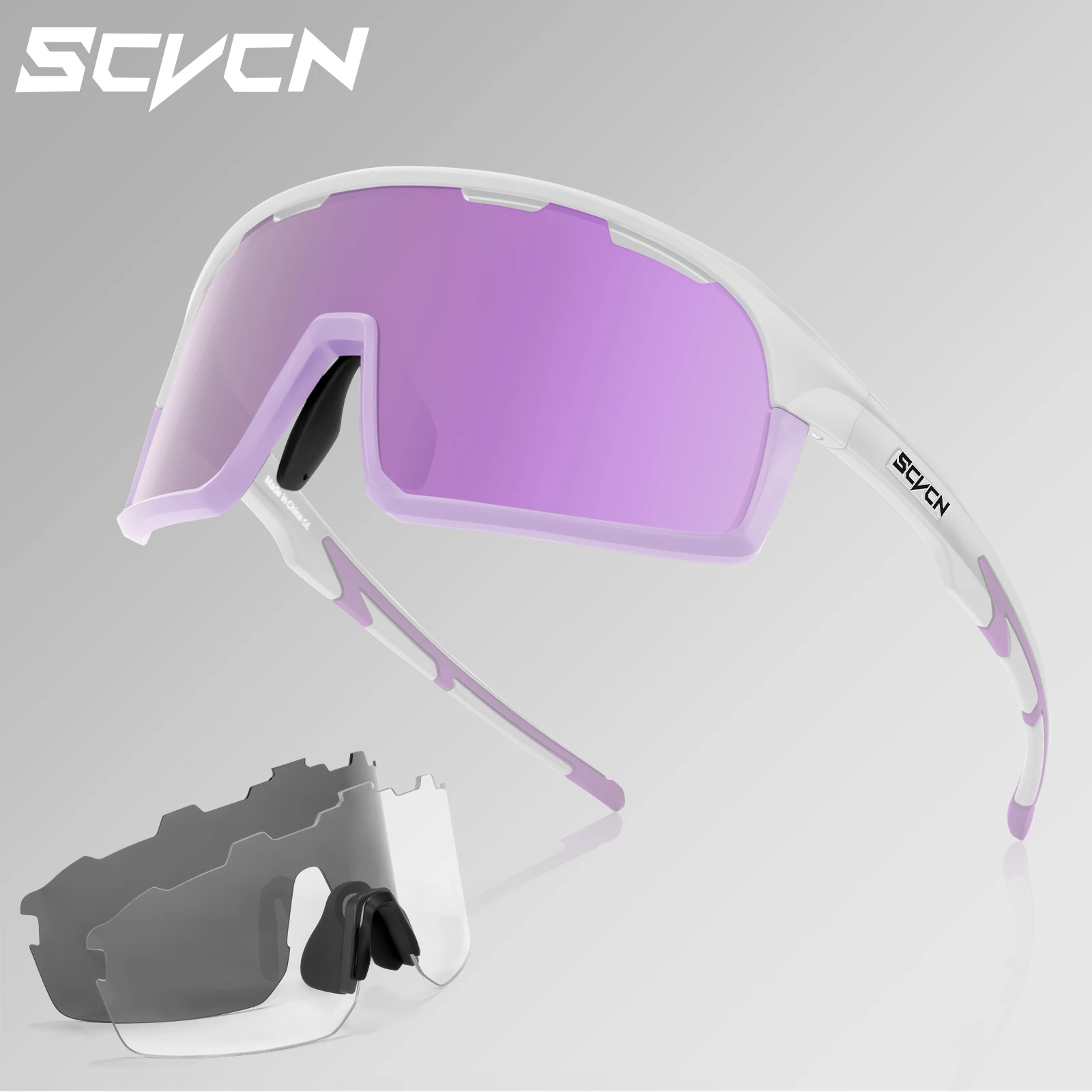 

SCVCN Cycling Sunglasses for Men and Women UV400 Sports Glasses MTB Sunglasses Sports Woman Goggles Bicycle Eyewear, 2024