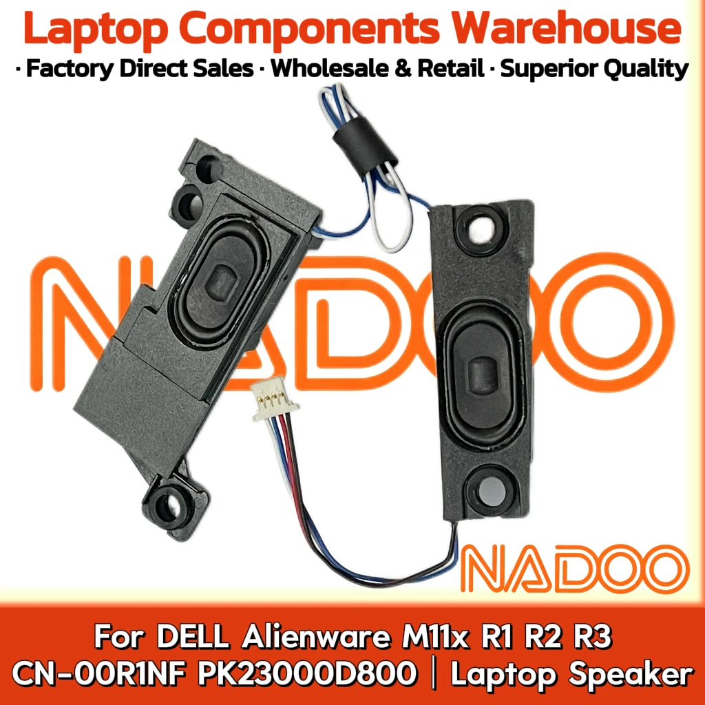 

New Original Laptop Notebook Audio Speaker For DELL Alienware M11x R1 R2 R3 CN-00R1NF PK23000D800 built-in speaker horn audio