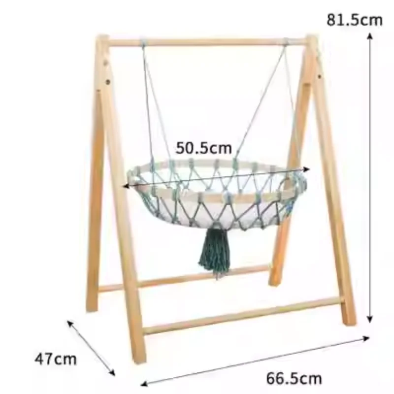 High-End Cat Hammock Swing Solid Wood Cat Nest Hanging Basket Four Seasons Universal Indoor Hanging Cat Bed