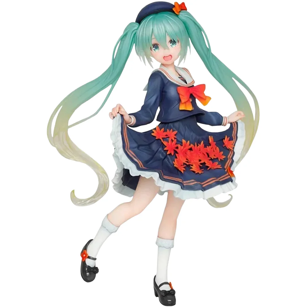 在庫あり-タイトーオリジナル本物の-vocaloid-初音ミク-3rd-シーズン秋-18-センチコレクションアニメモデルおもちゃフィギュア誕生日プレゼント