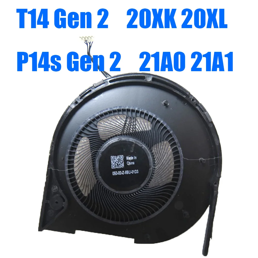 For Lenovo For ThinkPad T14 Gen 2 20XK 20XL P14s Gen 2 21A0 21A1 DC5V 0.5A For AVC Manufacturers Laptop CPU Fan