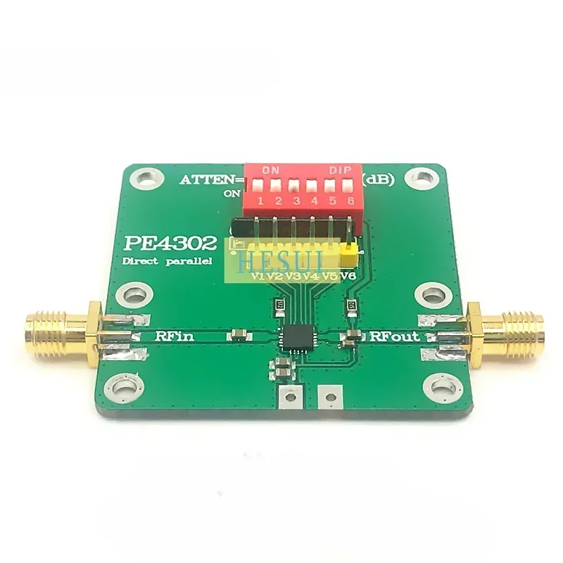 CNC attenuator PE4302 parallel immediate mode