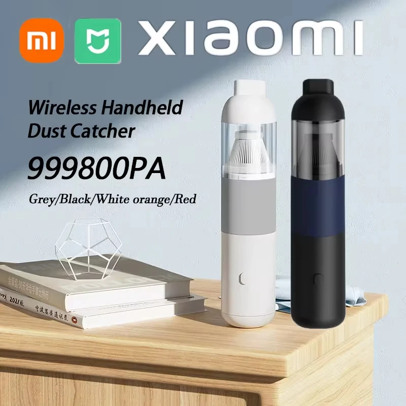 

Xiaomi MIJIA Автомобильный пылесос Мощный высокий мощный сильный всасывающий мини беспроводной ручной пылеуловитель Циклонное всасывание для дома Горячий