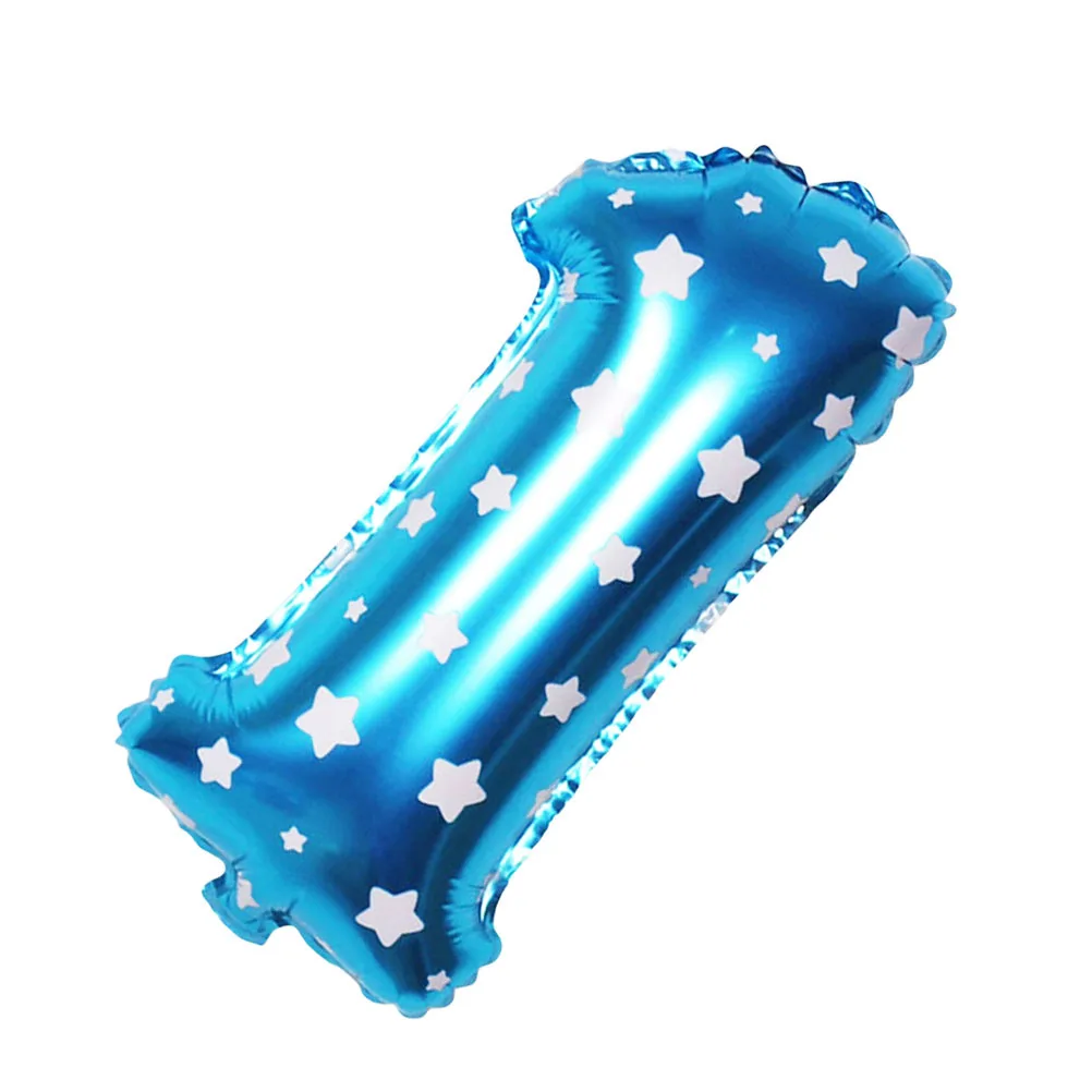 

32 Inch Foil Number Balloons Blue 1 Add Fun Festive Atmosphere to Birthday Wedding Anniversary Holiday Business Events Decor