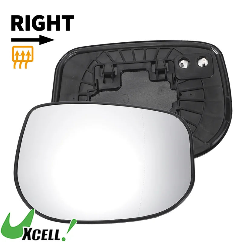 UXCELL Auto Car Right Passenger Side Mirror Glass Asherical Heated for Honda JAZZ 2008-2015 for Honda Insight 2009-2014