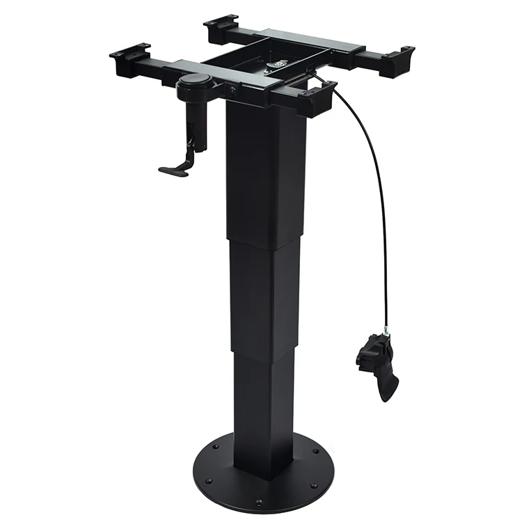 

Best Selling Promotional Price Pneumatic Lifting Column With Frames With Four Way Sliding RV Table Leg