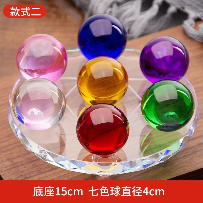 Natural crystal seven-star array decorative items for home decoration