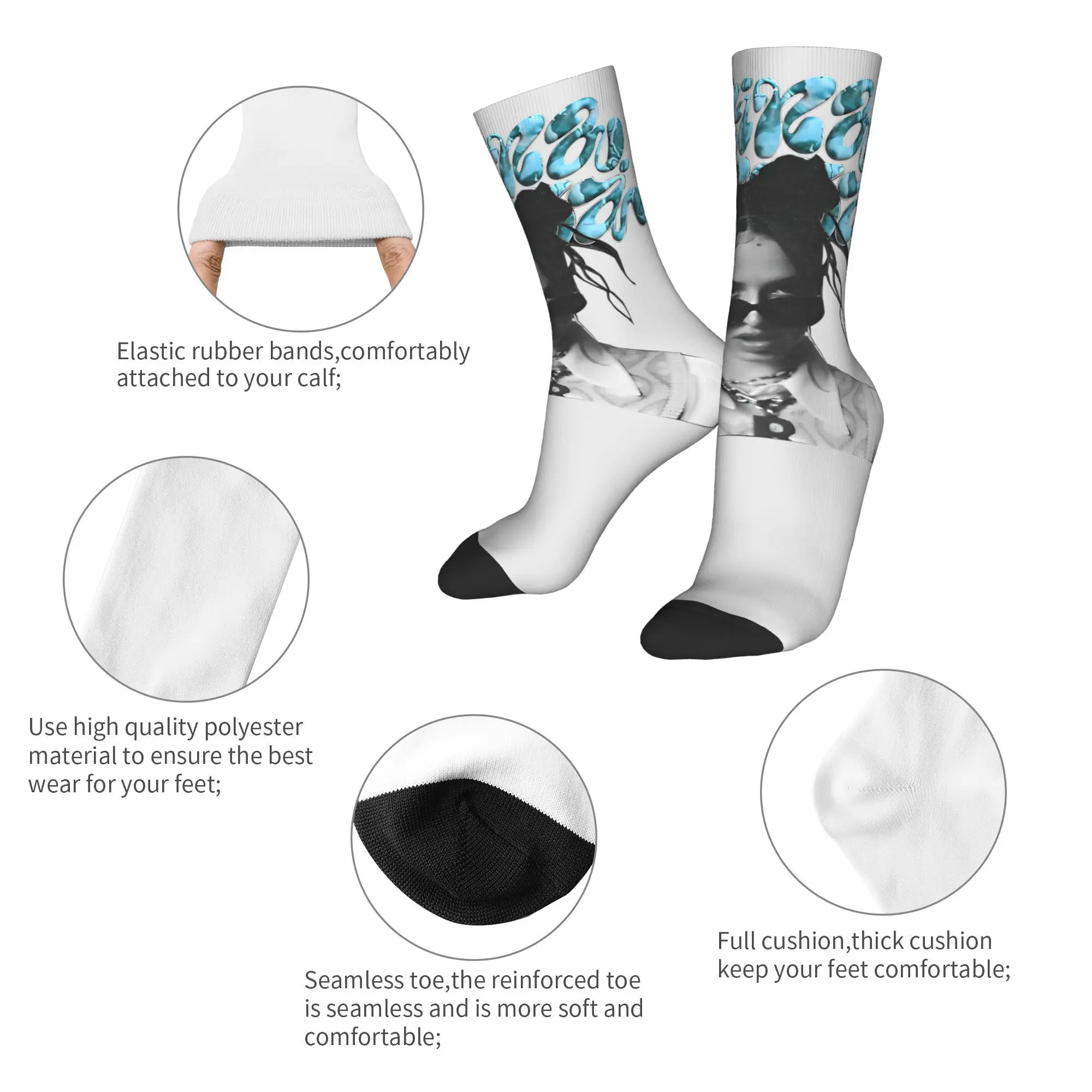 Nina Chuba Strümpfe Erwachsene Männer Sänger Socken Atmungsaktive Trendy Socken Herbst Klettern Anti Skid Design Socken Geburtstag Geschenk