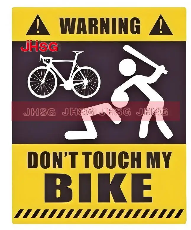 

Personality Warning Sign - Do Not Touch 'Fun Reflective Waterproof Car Scratch Decorative Sticker Pvc