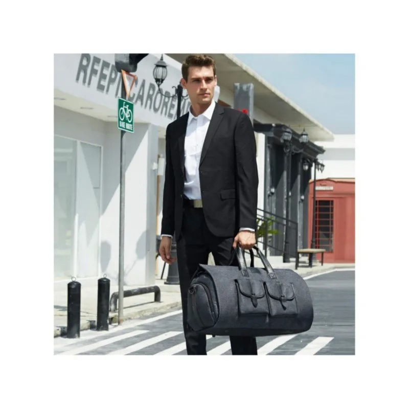 Hot Sale Men's Suit Bag Foldable Luggage Handbag Multifunctional Large Capacity Travel Leisure Travel Bag One Shoulder