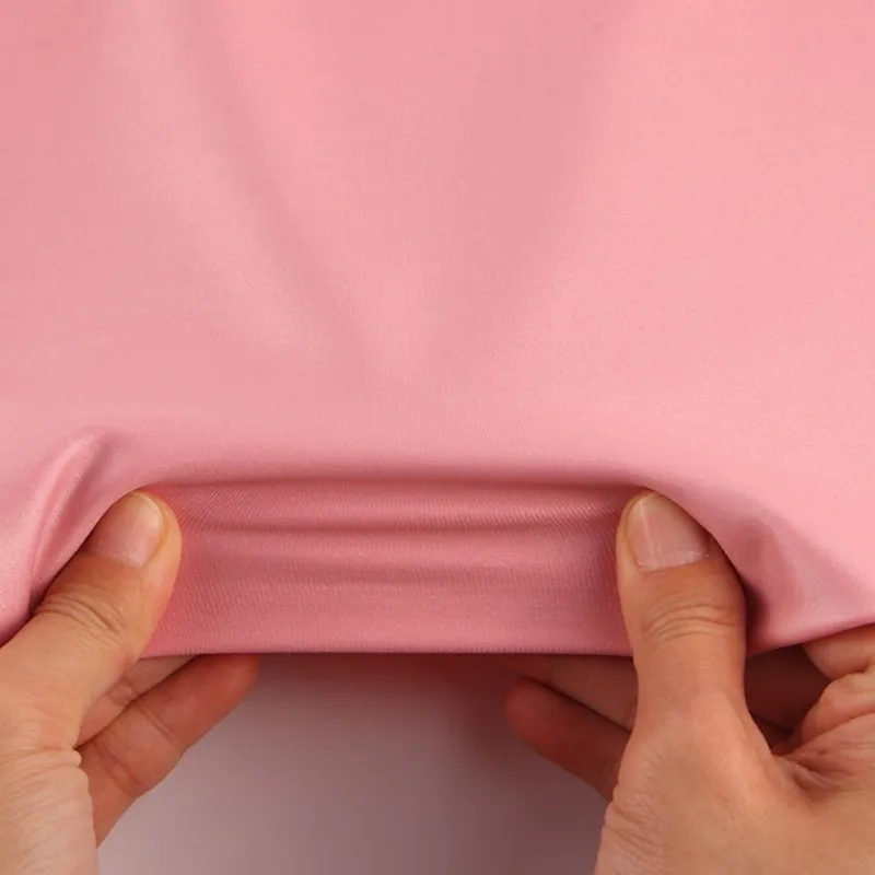 Polyester Spandex Fabric 230GSM High Stretch Calendered Swimwear Fabric Yoga Dance Designer Fabric By The Yard