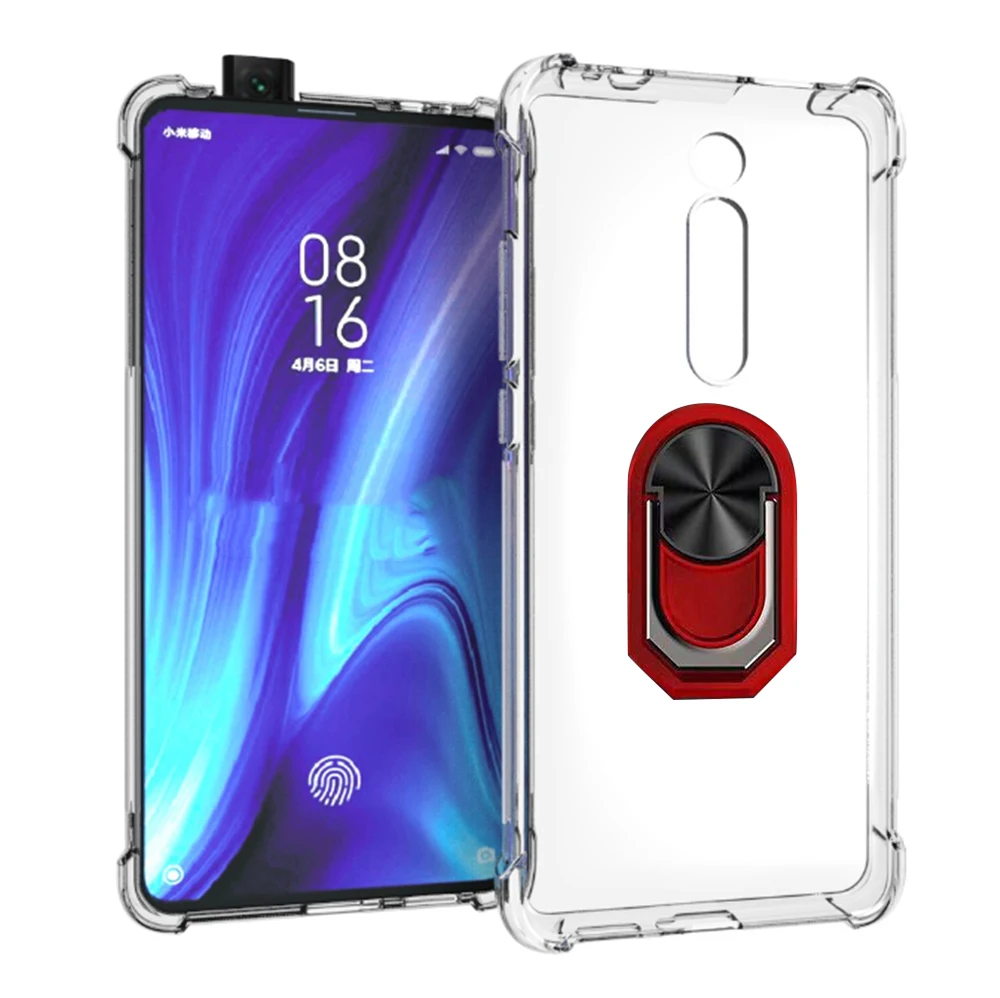 Magnet Phone Case For Xiaomi Mi 9T Pro Mi9T 9TPro RedmiK20 Redmi K20 Pro K20Pro Soft Silicone Case With Ring Holder