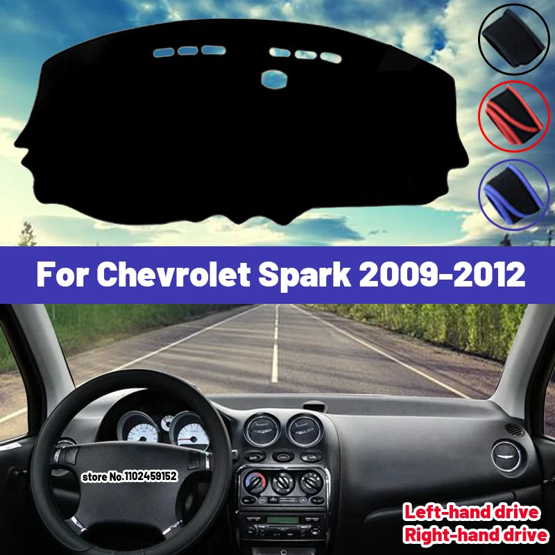 

Высококачественный коврик для приборной панели автомобиля Chevrolet Spark 2009, 2010, 2011, 2012, солнцезащитный козырек, избегающий детей, коврики, защита от УФ-излучения в салоне