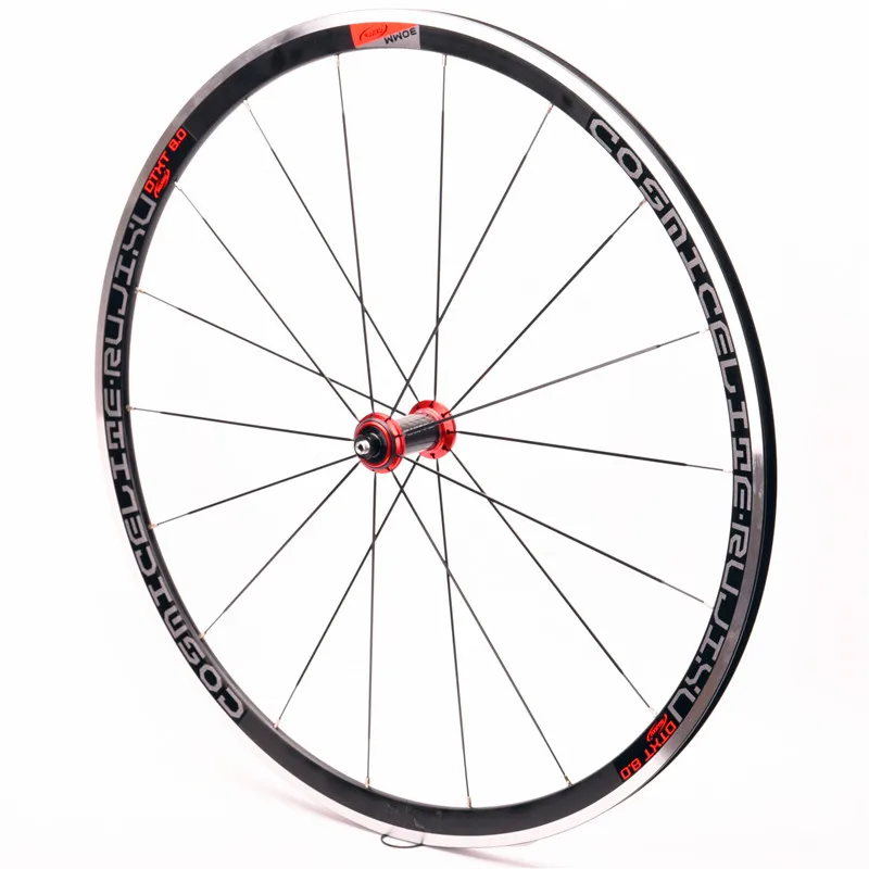 RUJIXU 6-Pawl Rote Nabe Ultraleicht 700C Höhe 30MM Gerade Flachspeichen Laufradsatz V / C Bremse Scheibenbremse Rennrad-Laufradsatz – Detail 6