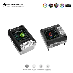 Barrowch AMD AM5 INTEL CPU Water Block with HD Temperature Display for Computer PC CPU Water Cooling Liquid Cooler FBLTHDA-04NV2