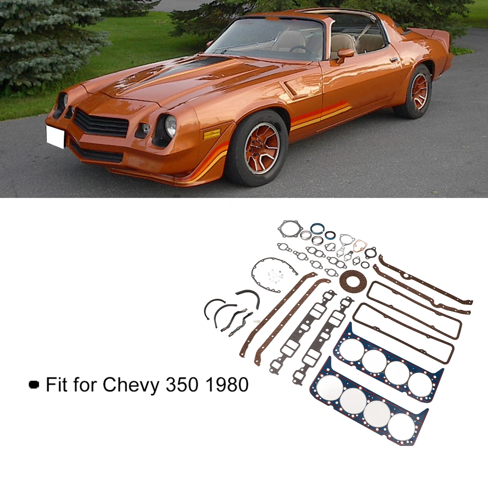 سيارة السيارات كاملة إصلاح طوقا مجموعة الختم إصلاح مجموعات ربط السيراميك الارضي 260-1000 صالح ل تشيفي 350 1980