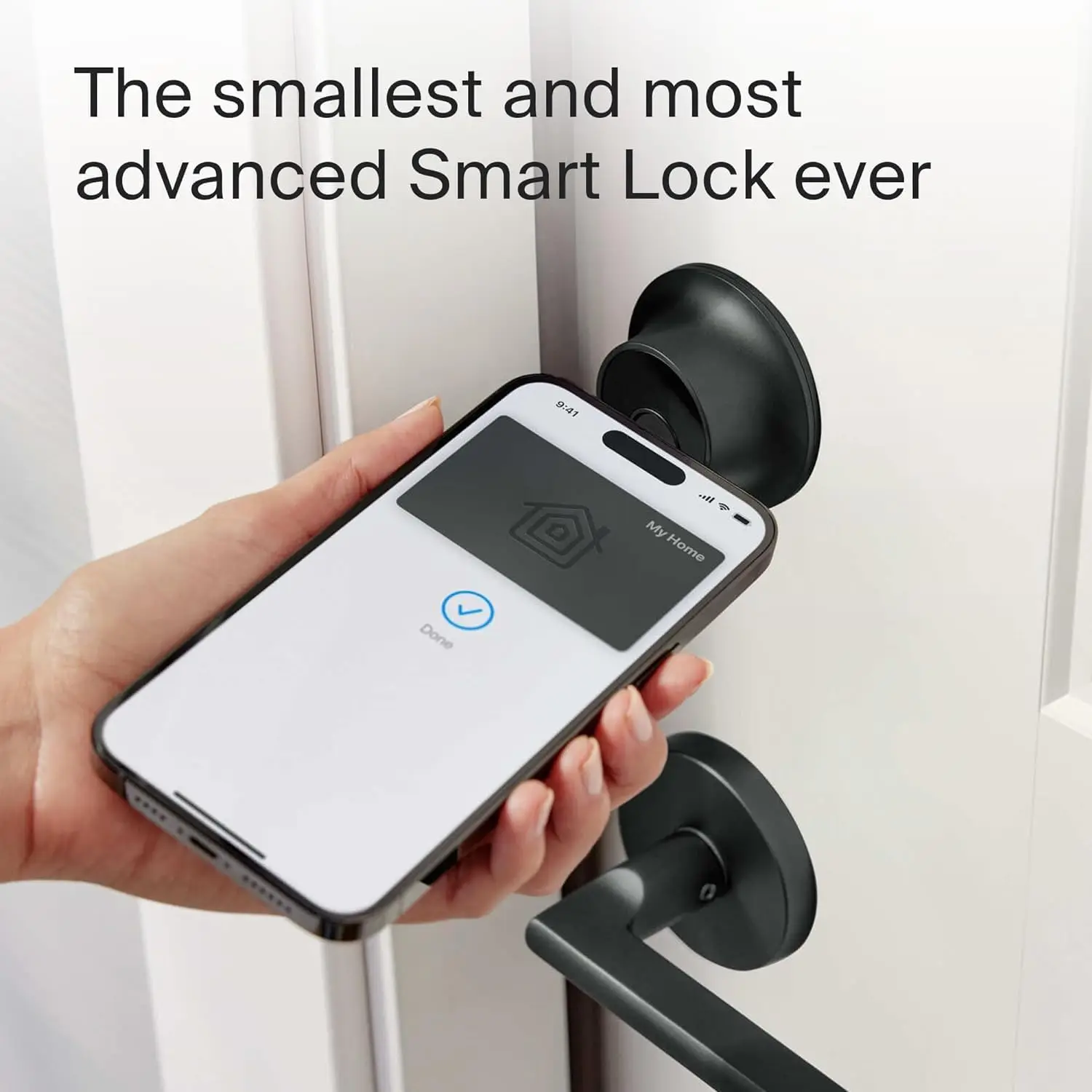 (Wi-Fi) Smart Lock World's Smallest Smart Lock Plus Apple Home Keys Lock/Unlock from Anywhere Level App for