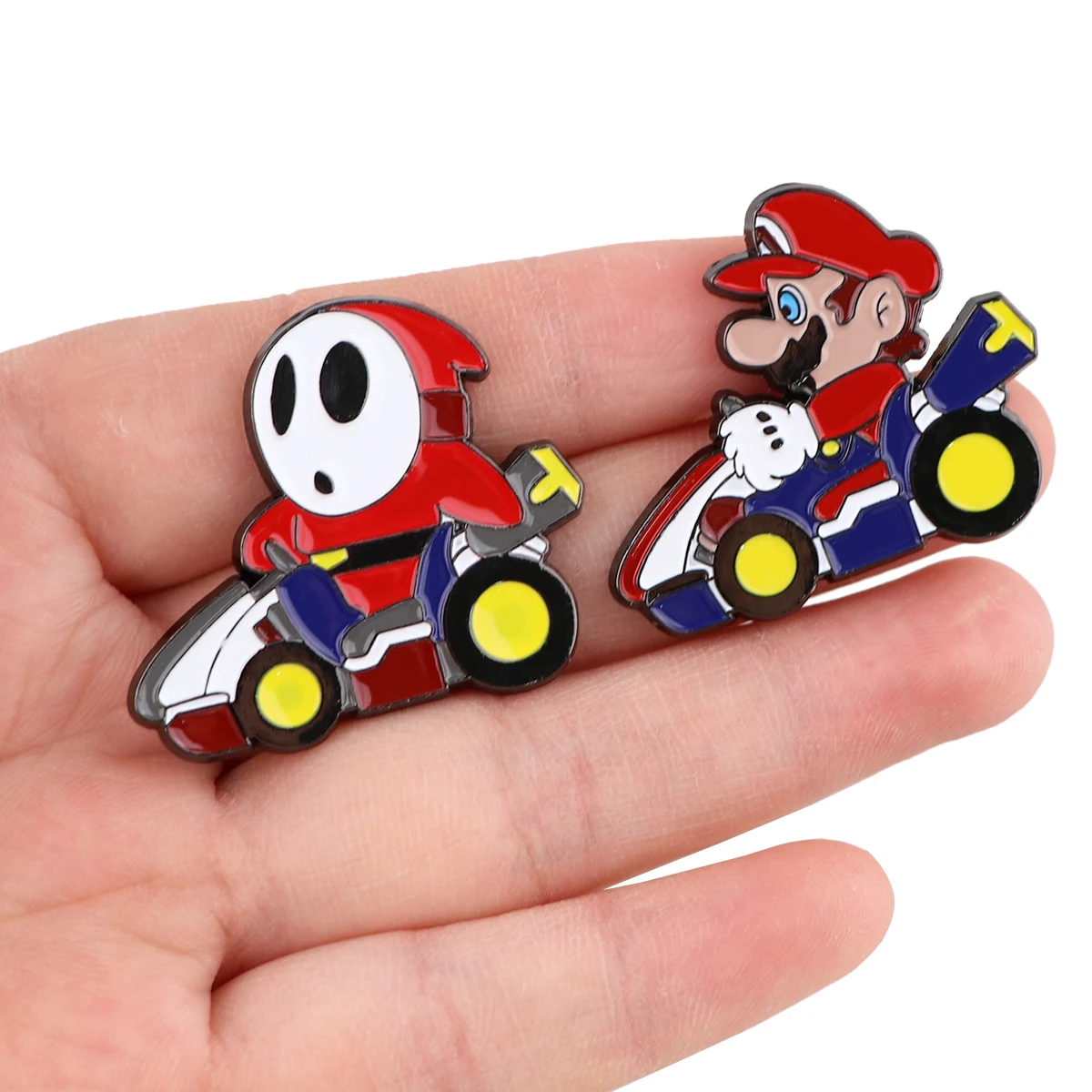 Japanese Mario Anime Pins for Backpacks Badges on Manga Enamel Pin Accessories for Jewelry Cute Things Brooches Gift