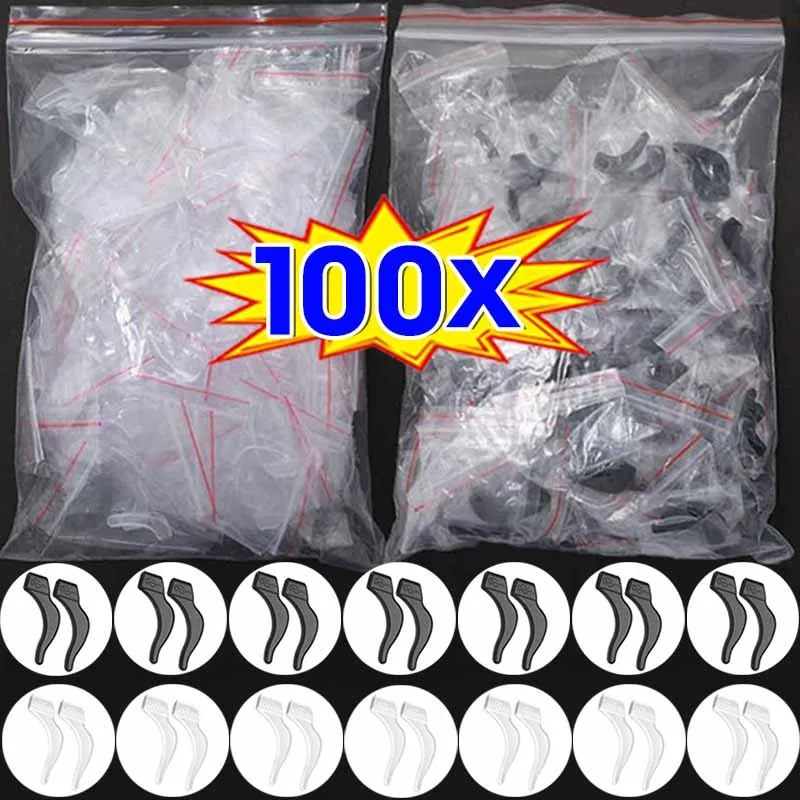 

5/100PCS Silicone Anti-slip Ear Hooks Women Men Antiskid Glasses Leg Ear Sleeve Clear Anti-fall Eyewear Holder Accessories