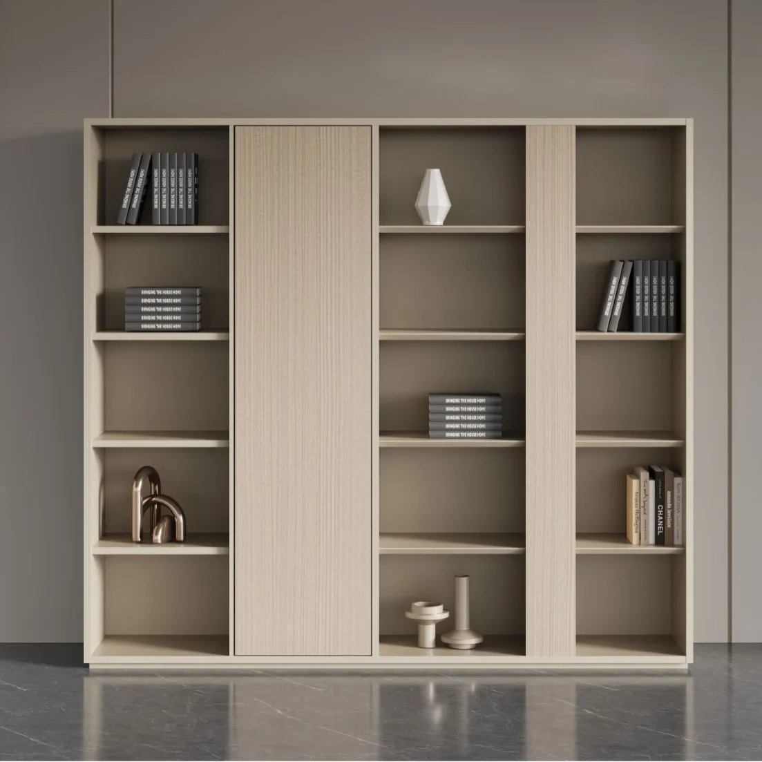 DSA minimalist high-end file cabinet boss table background cabinet storage bookcase modern simplicity