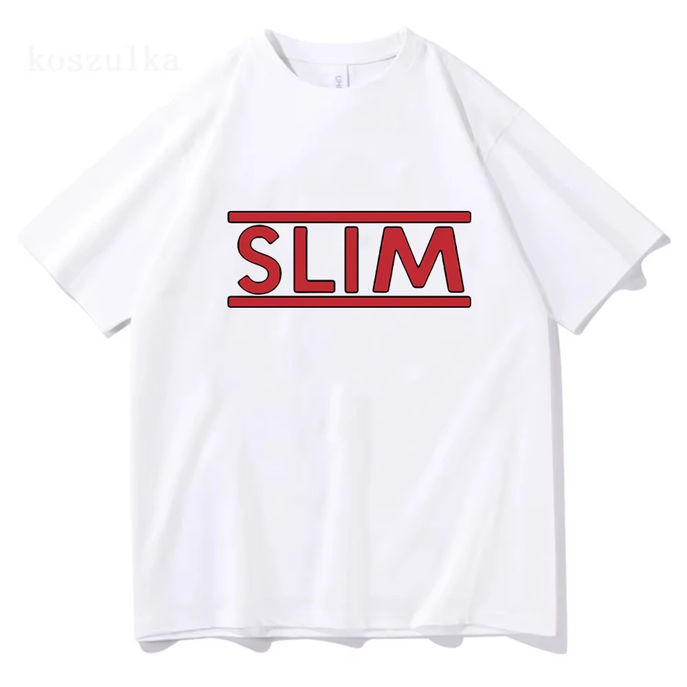 SLIM Framed Text T Shirt Men Women Short Sleeve Minimal Letter Graphic Crew Neck Cotton Basic Daily Casual Tee